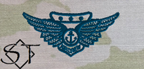OCP USMC Combat Aircrew Insignia Embroidered-Space Blue