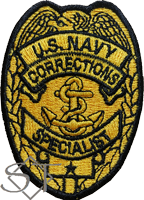 US Navy Corrections Specialist Badge Patch