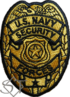 US Navy Security Forces Badge Patch