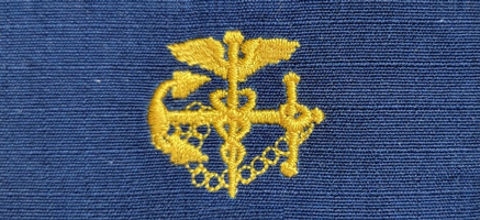 USPHS Anchor with Caduceus Collar Device-USCG ODU blue USPHS Anchor with Caduceus Collar Device-USCG ODU blue