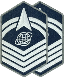 Space Force OCP E8 Senior Master Sergeant Rank Insignia Full Color-Large