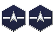 Space Force OCP E2 Specialist 2 Rank Insignia Metal