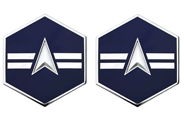 Space Force OCP E3 Specialist 3 Rank Insignia Metal