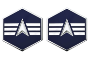 Space Force OCP E4 Specialist 4 Rank Insignia Metal