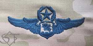 USAF Navigator/CSO/Observer Wings Space Blue-Master Astronaut
