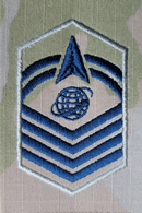 Space Force OCP E8 Senior Master Sergeant Rank Insignia Sew-On (Pair)-New