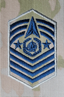 Space Force OCP E9 Chief Master Sergeant of the Space Force Rank Insignia Pre-Folded without Velcro-New 2x3 inches