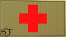 Brassard-Patch Red Cross Medic OCP