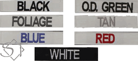 Custom Color Name Tapes - Click Image to Close