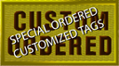 Custom Brassard / Duty Identifier Tab - 2 Lines