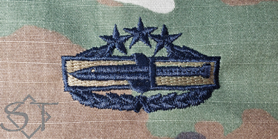 Combat Action Badge 4th Award-OCP USSF Blue