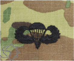 Airborne Parachutist Badge Basic Embroidered OCP-Army