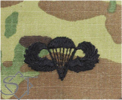 Airborne Parachutist Badge Basic Embroidered OCP-Army Airborne Parachutist Badge Basic Embroidered OCP-Army
