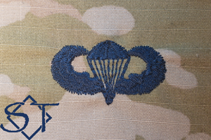 Airborne Parachutist Badge Basic Embroidered OCP-Space Force