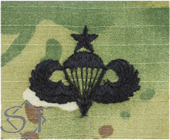 Airborne Parachutist Badge Senior Embroidered OCP-Army