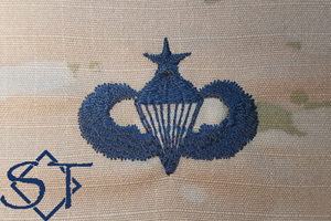 Airborne Parachutist Badge Senior Embroidered OCP-Space Force Airborne Parachutist Badge Senior Embroidered OCP-Space Force